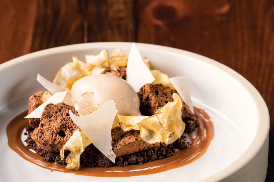 Tullibee, Hewing Hotel, Aerated chocolate