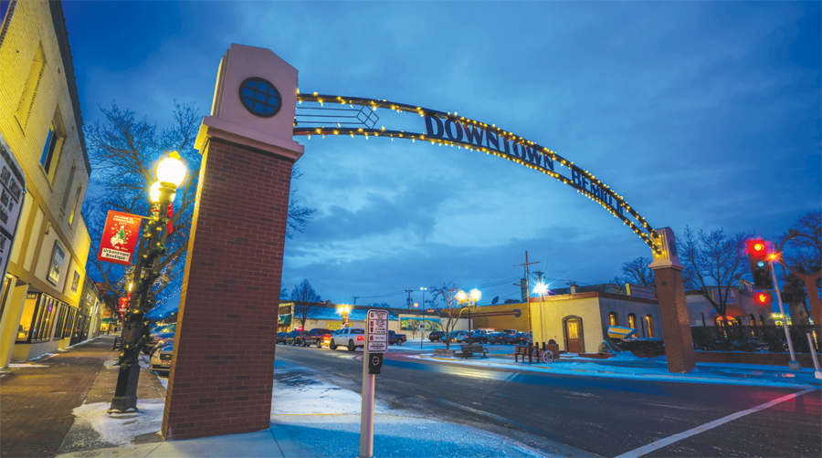 Downtown Bemidji.