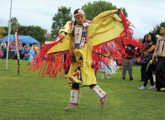 Minnesota Rethinks Columbus Day The Mahkato Wacipi Pow Wow is held each September in Land of Memories Park in Mankato