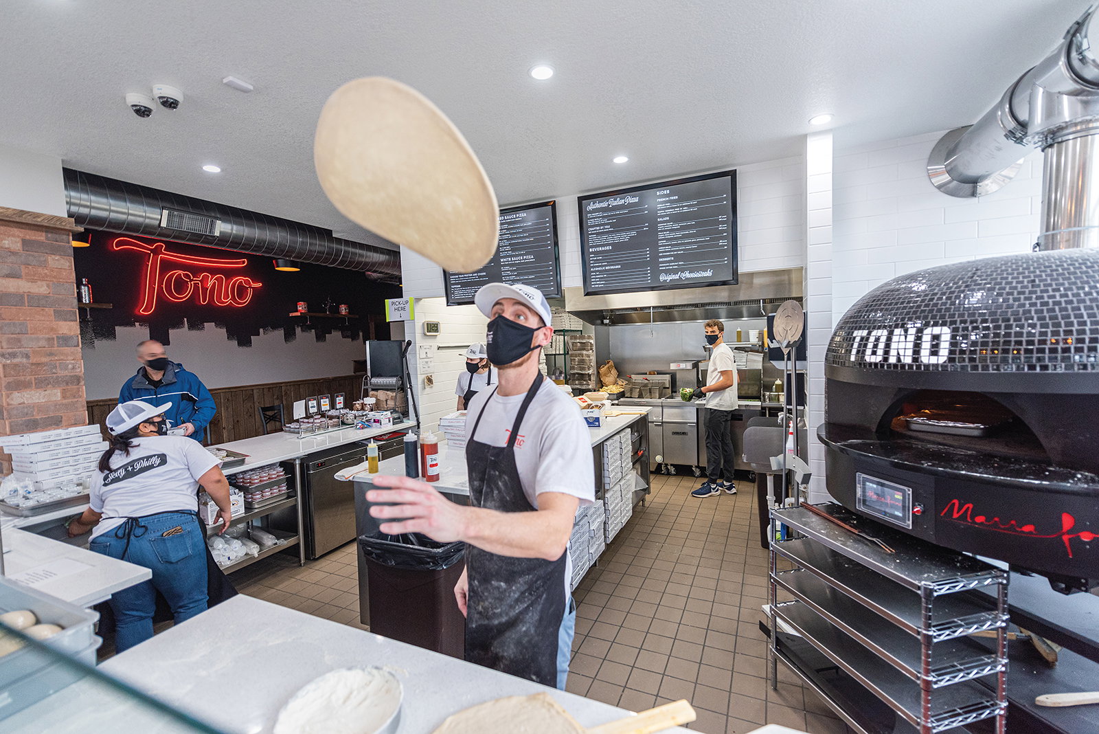 Inside the new St. Paul location's kitchen