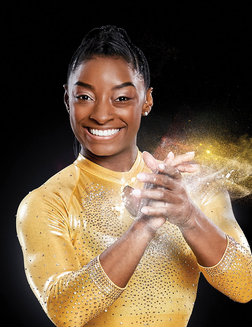 Simone Biles performs at Target Center 10/13