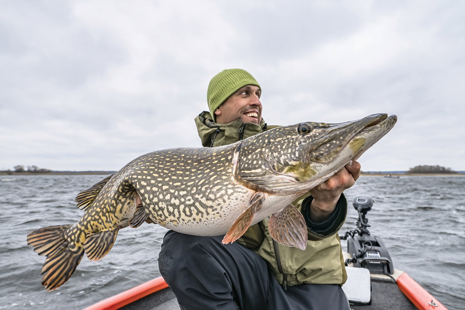 Muskie fishing on Lake Windigo