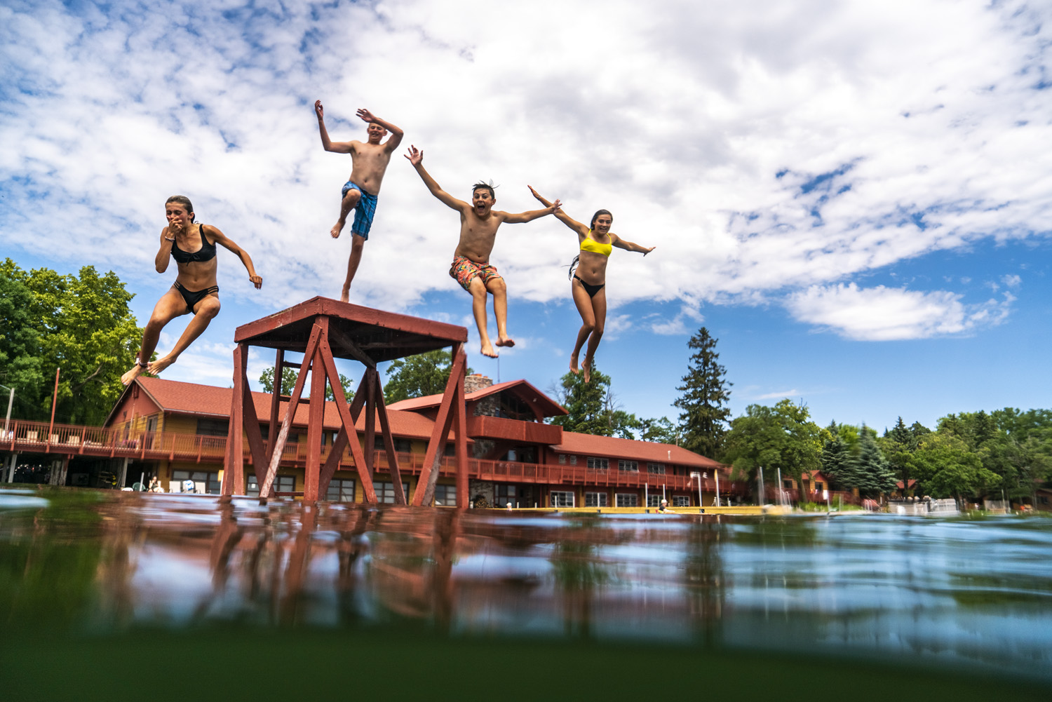 Kids enjoying the lake - Fair Hills Resort