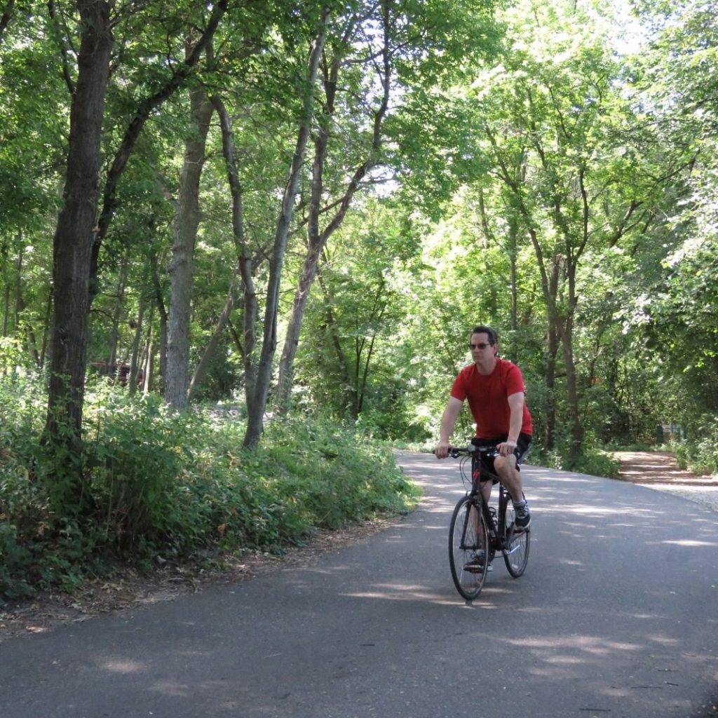 Bike trails in the Willmar Lakes Area