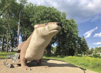 Reasons to Road Trip to Otter Tail County Otto the Otter in Adams Park