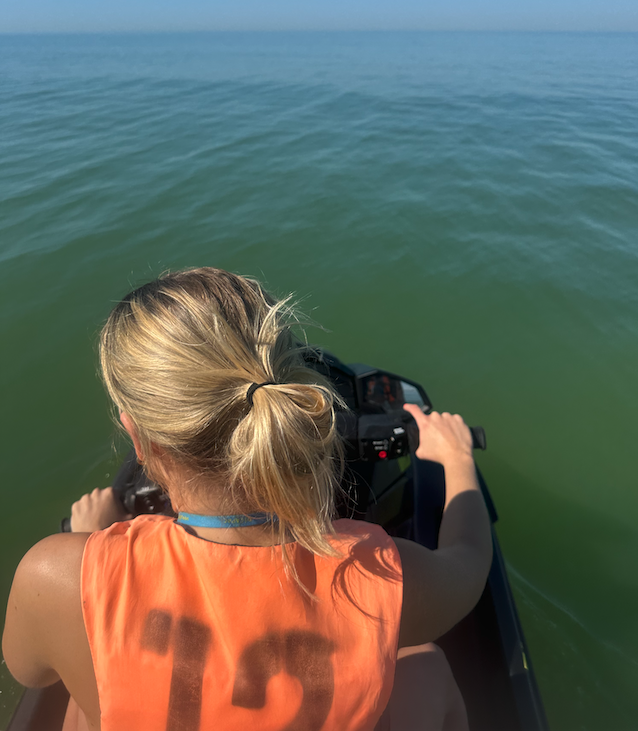 Aboard our guided Jet Ski Dolphin Tour with All Island Watersports