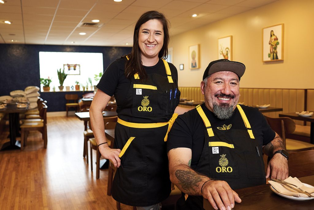 Kate and Gustavo Romero of Oro by Nixta