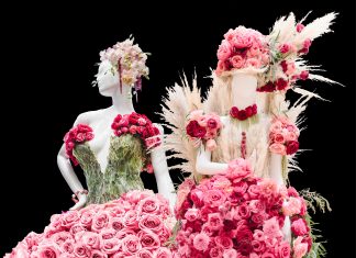 FLORA: Spring Blooms at Galleria ROSÉ double mannequin
