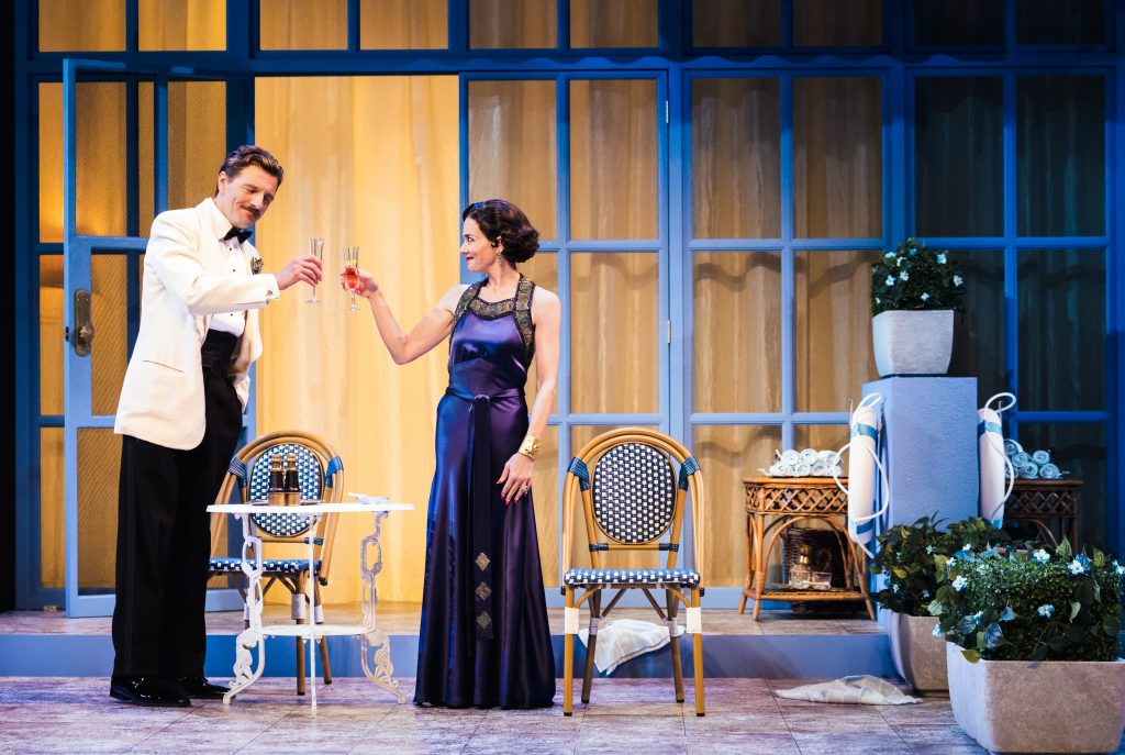 William Connell and Laura Odeh in "Private Lives"
