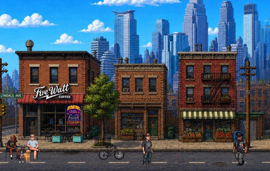 Screenshot of Harriet, the game produced by Minneapolis musician Honesty