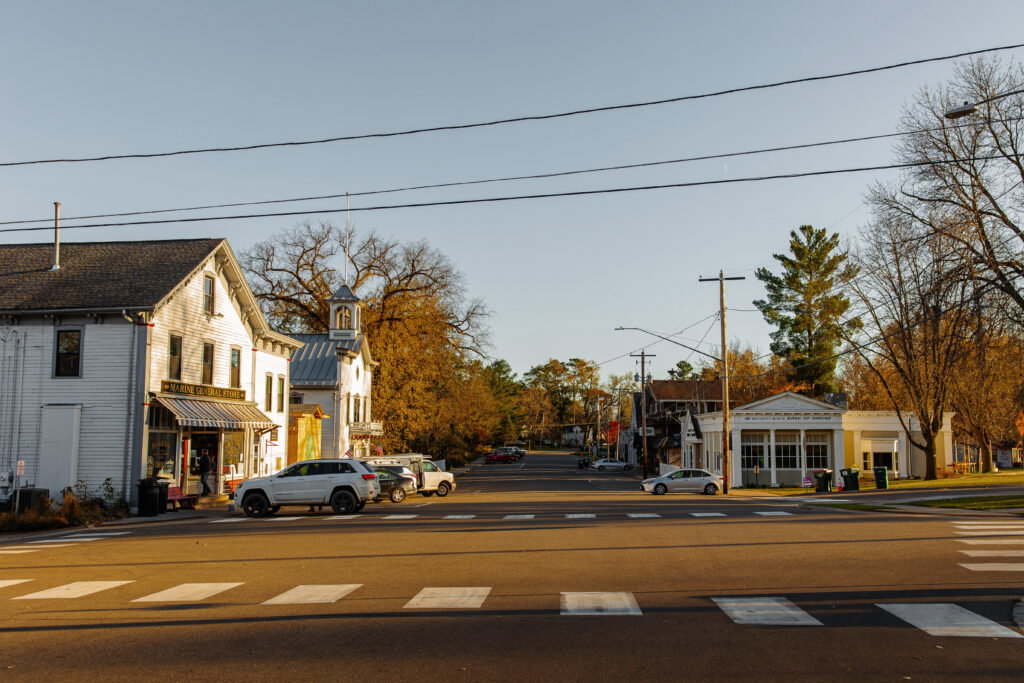 Downtown Marine on St. Croix in the Fall