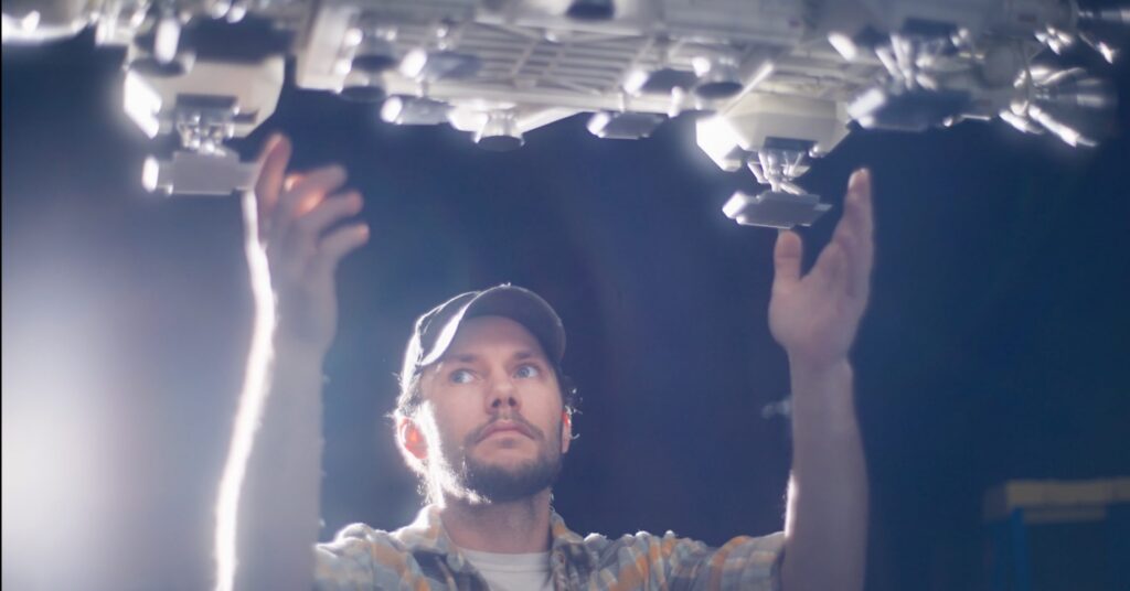 Recreating scenes from "Space: 1999" in "Beyond the Eagle Obsession"