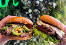 Burgers from Skyway restaurant Two Mixed Up