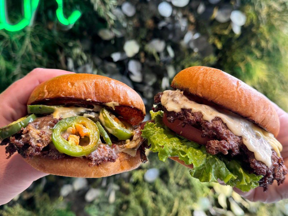 Burgers from Skyway restaurant Two Mixed Up